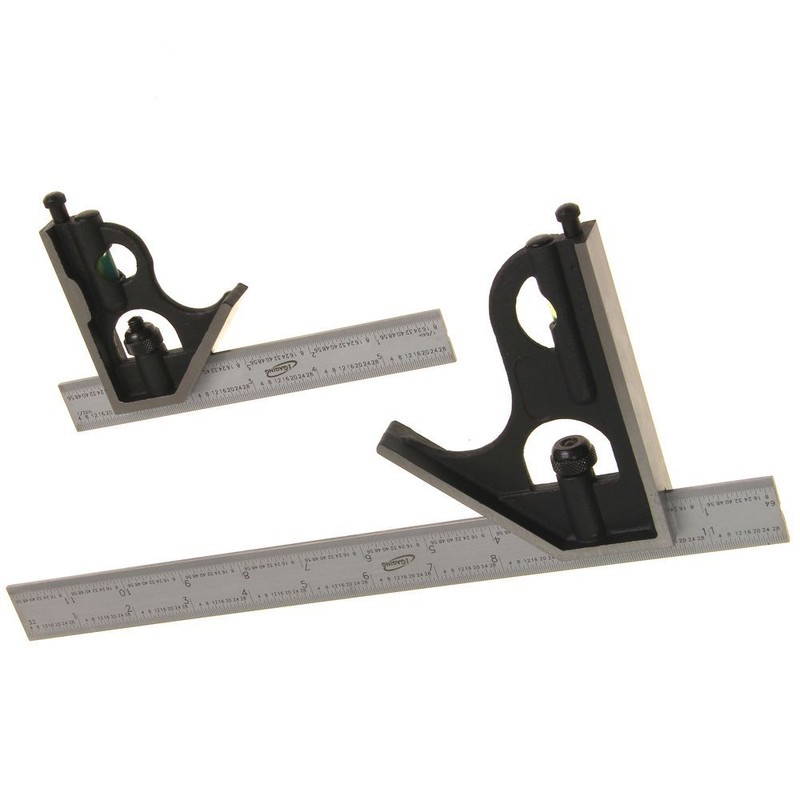 iGaging Combination Square 2 pc Machinist Set 6" and 12"