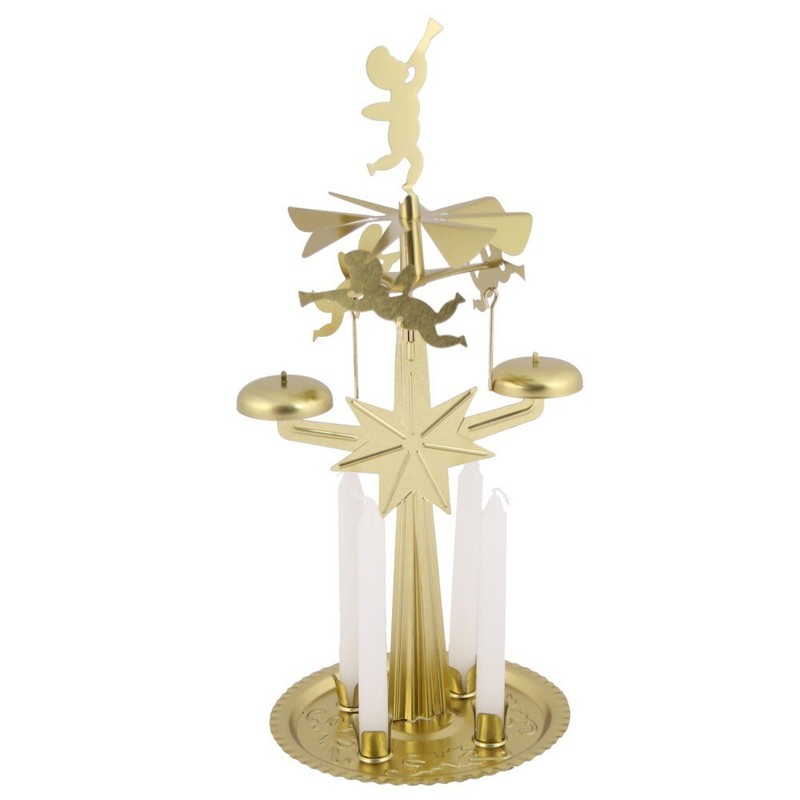 Knox Lichter-Glocken-Spiel Mit 4 Kerzen - Gold