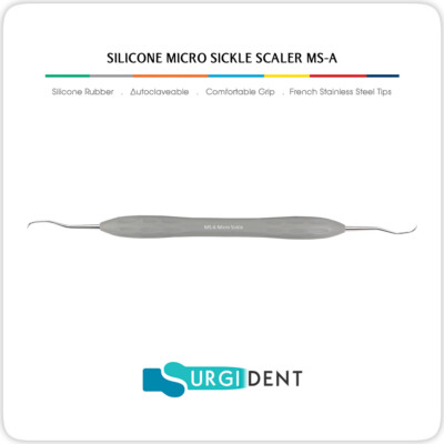 MICRO SICKLE SCALER MS-A SILICONE COATED HAND INSTRUMENTS PERIODONTAL CE