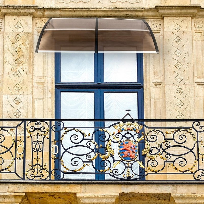 DIY 40"x 80" Outdoor Canopy Front Door Window Awning Patio