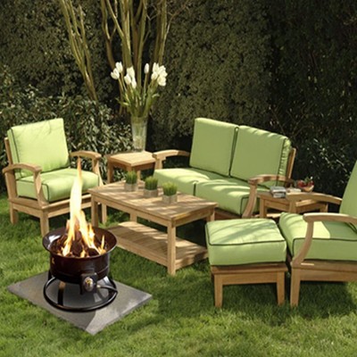 Home Patio Portable Propane Family Fire Pit Essential Outdoor Entertaining