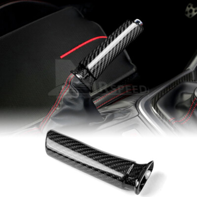 REAL HARD Carbon Fiber Hand Brake Cover Protector For Subaru WRX 2022-2023