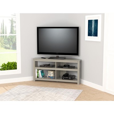 For Tvs Up To 60” Open Storage Smoke Oak Home Furniture