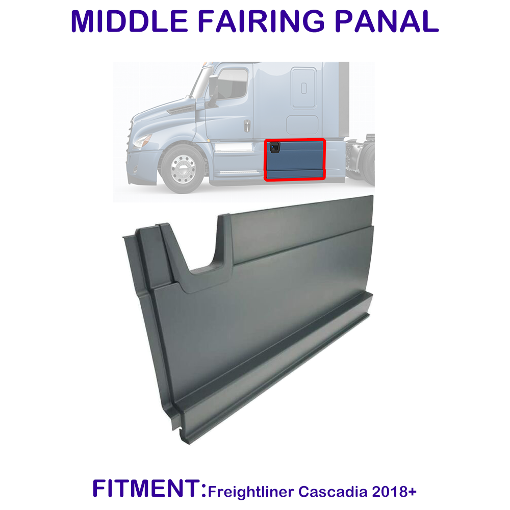 2018-2024 Freightliner Cascadia LH Side Middle Fairing Panel
