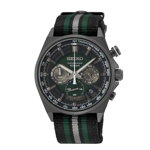 Pre-owned Seiko Selection Chronograph Quartz Watch Ssb411p1 Usus