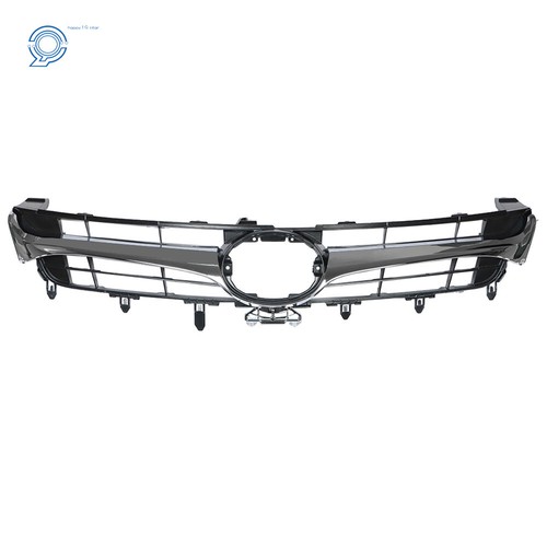 Upper & Lower Bumper Grill For 2015-2017 Toyota Camry SE Chrome Grille 2pcs