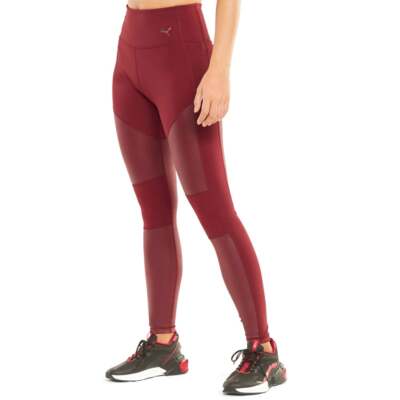 

Спортивные леггинсы Puma Moto High Waist Full Training женские красные 520926-22, Красный, Puma Moto High Waist Full Training Athletic Leggings
