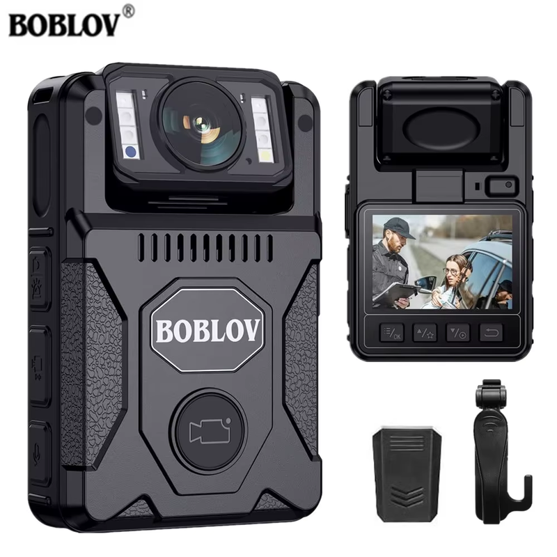 M7 1080P HD Mini Camera 4000mAh Camcorder 128GB GPS Bodycam Police Cam 180° Rota