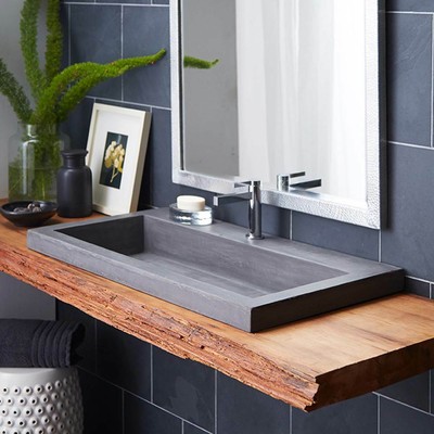 Handcrafted Bath Sink in Slate [ID 3115921]