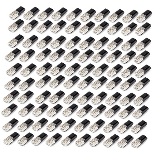 100x Double-Wire Plug-in Cable Snap Connector Terminal Block With Locking Buckle