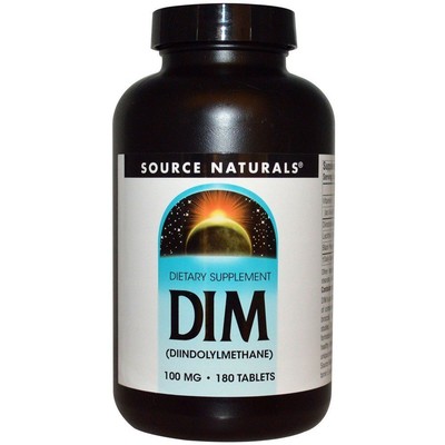 Source Naturals, Inc. DIM 100 мг 180 таблеток