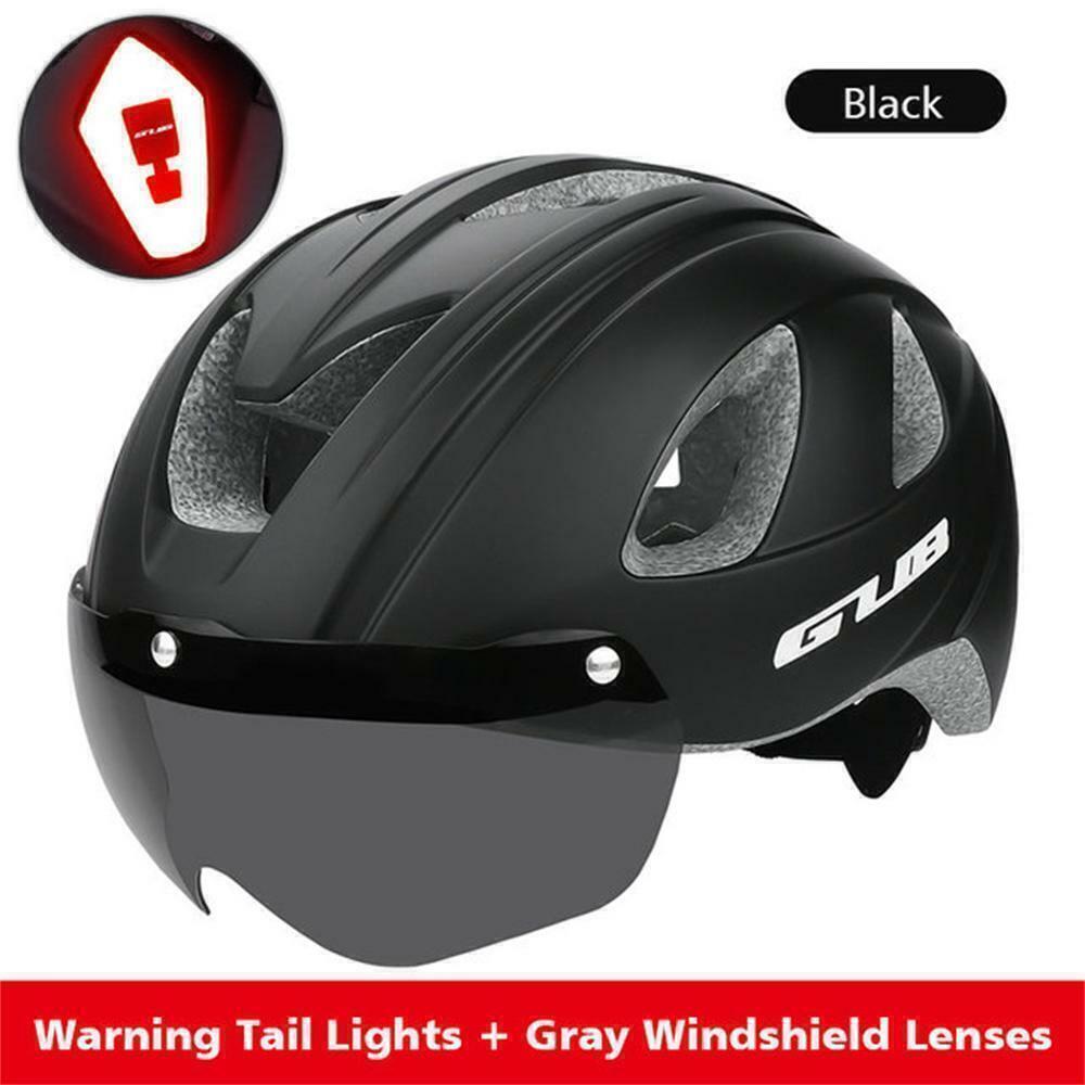 Cycling Helmet Men&Women Mountain Road Bike Bicycle Helmets W/Goggles Visor Kit