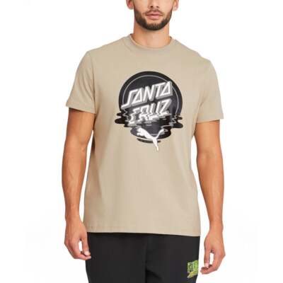 

Мужские бежевые повседневные топы Puma X Santa Cruz Crew Neck с коротким рукавом 532243-42, Бежевый, Puma X Santa Cruz Crew Neck Short Sleeve