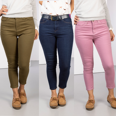 Summer cropped best sale jeans