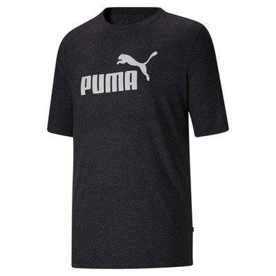 

Футболка Puma Essentials Heather с круглым вырезом и короткими рукавами, большие высокие мужские размеры  C, Черный, Puma Essentials Heather Crew Neck Short Sleeve T-Shirt Big Tall