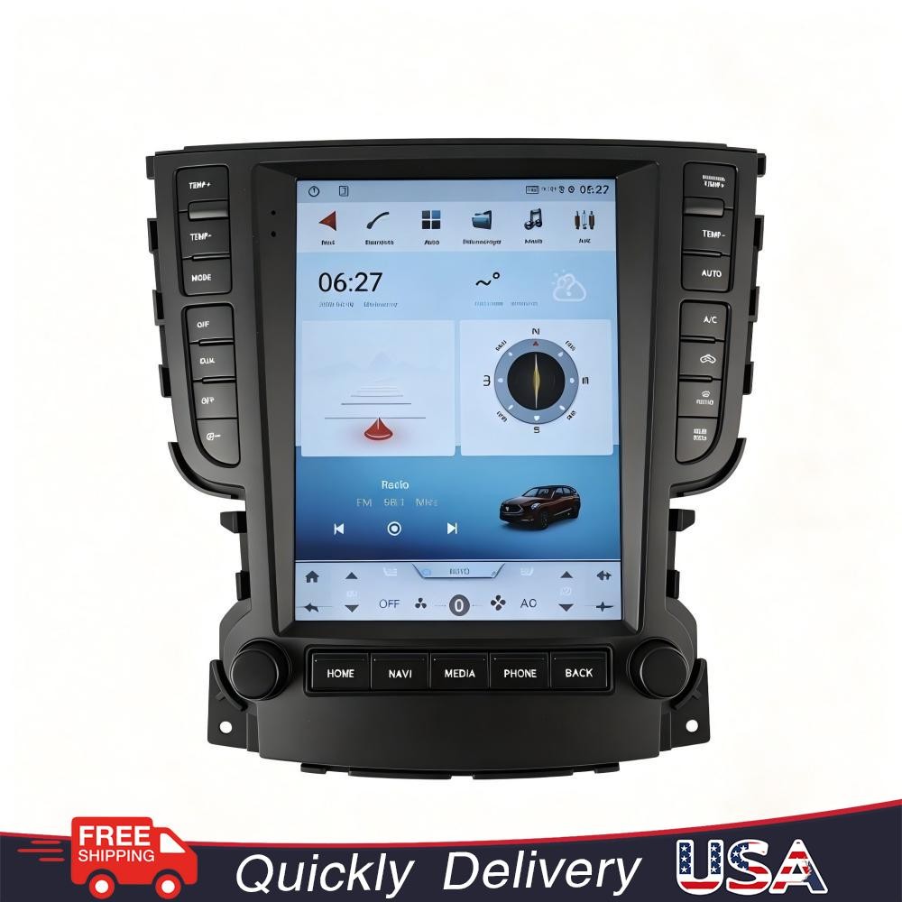 Seamless Android 13 Car Stereo Wireless CarPlay GPS For Acura TL 2004‑2008