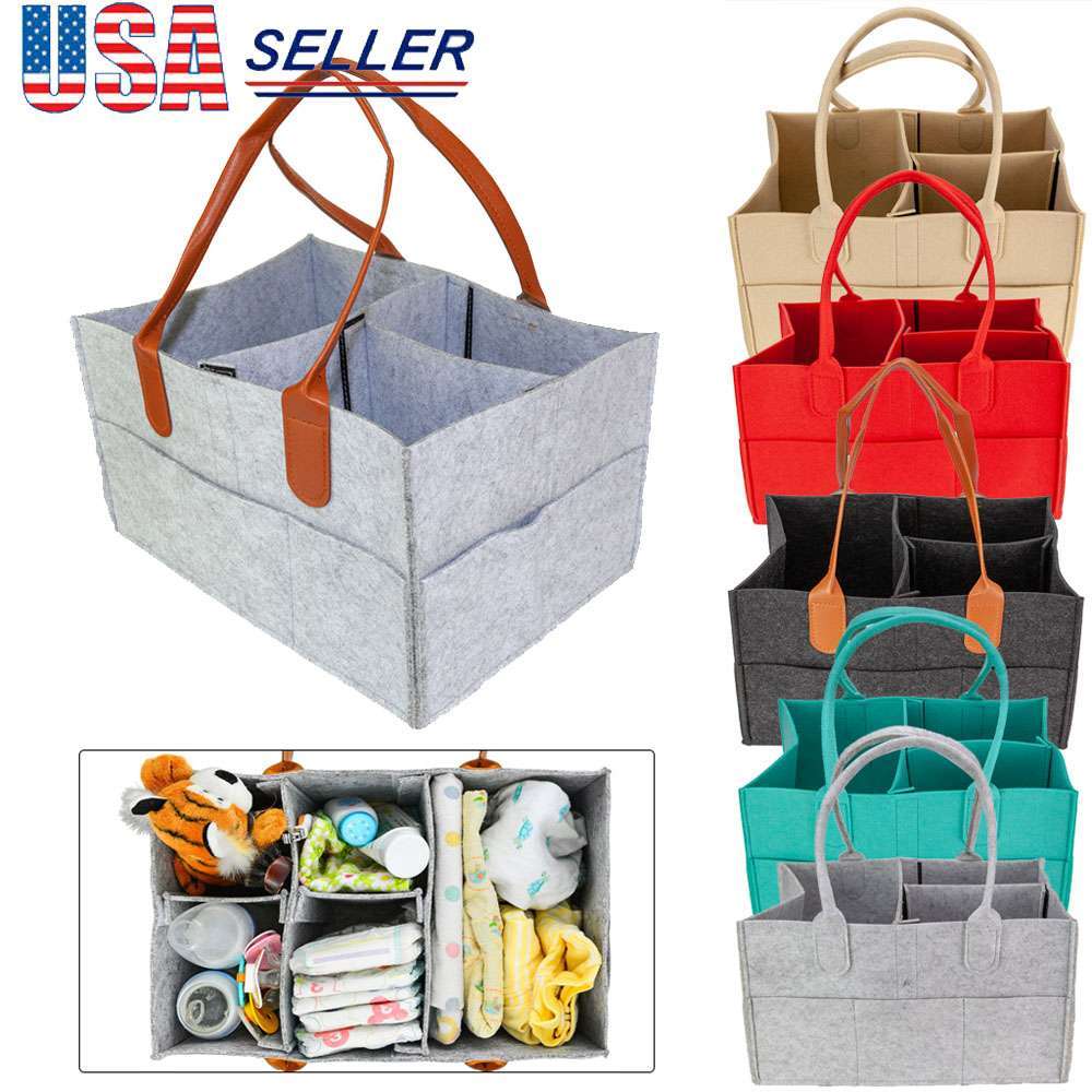 Caddy Organizer Basket Wipes Bag Newborn Nursery Storage Bag