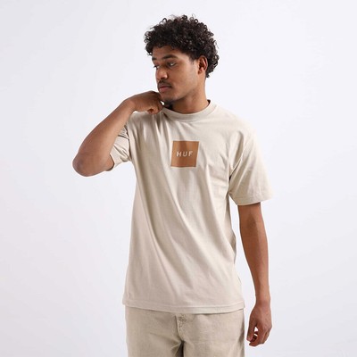 

HUF Set Box Lifestyle Футболка мужская глина, Бежевый, HUF Set Box Lifestyle T-Shirt