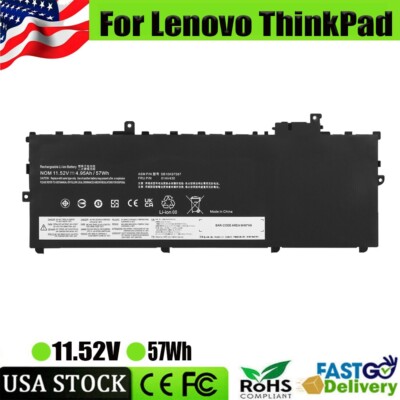 NEW OEM GENUINE 57WH 01AV430 BATTERY FOR LENOVO THINKPAD X1 CARBON 5TH 6TH GEN