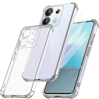 1pc Clear Soft Case For Xiaomi Redmi Note 13 Pro Plus 11T 12T Poco X4 GT Cover