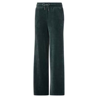 

Брюки Puma Her Velour Wide Us Womens Green Casual 846880-80, Зеленый, Puma Her Velour Wide Pants Us