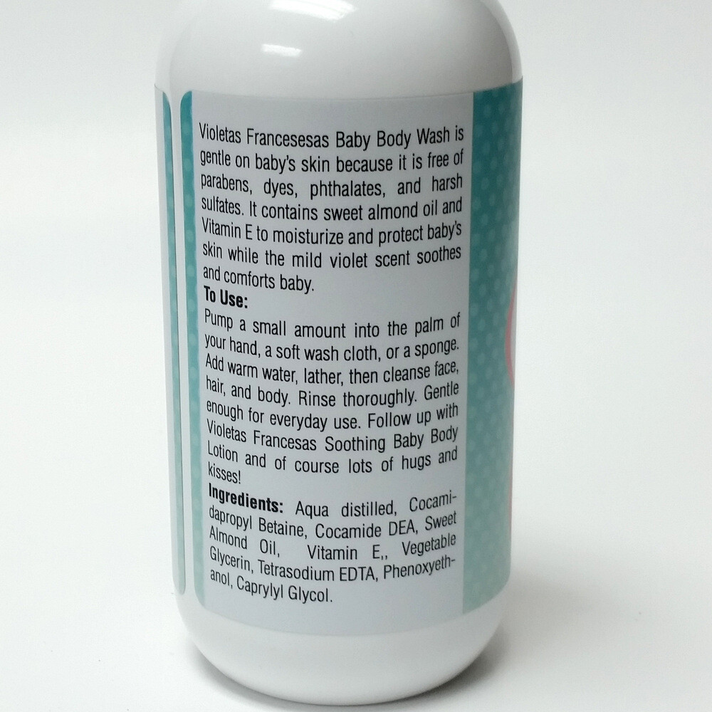 Violetas Francesas Gentle Baby Body Wash, Lotion & Splash Cologne SET