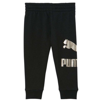 

Обручи Puma с крючками, флисовые спортивные штаны для маленьких мальчиков, черные повседневные спортивные штаны 85835, Черный, Puma Hoops Hooks Fleece Joggers Toddler