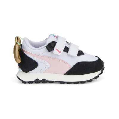 

Puma Rider Fv Bow Slip On Toddler Girls Белые кроссовки Повседневная обувь 38788101, Белый, Puma Rider Fv Bow Slip On Toddler