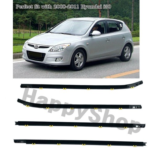 NEW OEM Genuine Outside Door Weatherstrip Belt 4P set for Hyundai i30