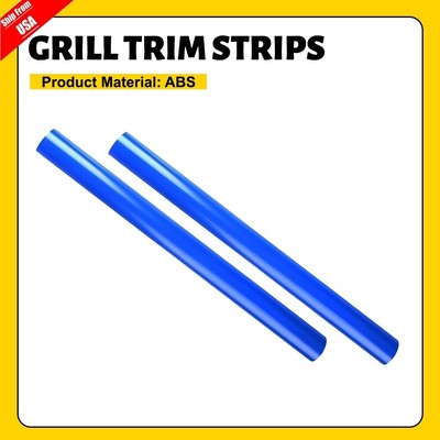 2X Blue Car Front V Brace Grill Trim Strips Cover for BMW 1 2 3 4 Series F20 F30