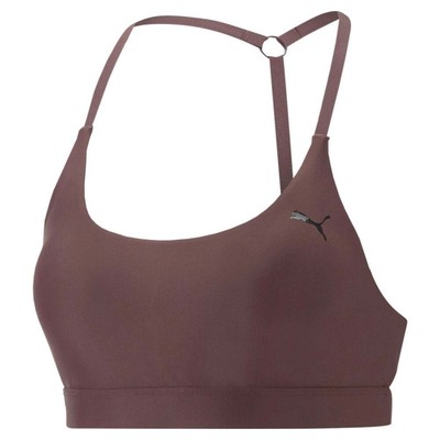 

Puma Studio Ultrabare Strappy Sports Bra Womens Size  Athletic Casual 52222775, Коричневый
