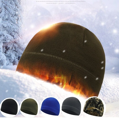3-PACK Military Tactical Beanie Skull Cap Winter Warm Fleece Windproof Ski Hats