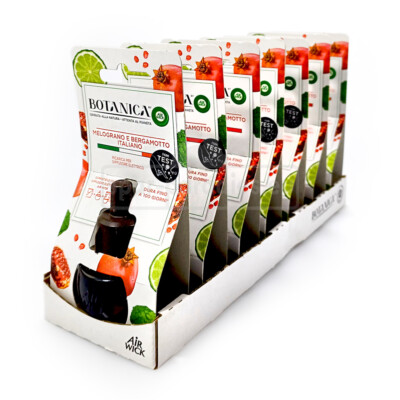 (221,80 EUR/l) 7 x 19 ml Air Wick Botanica Duftölflakon Granatapfel Bergamotte