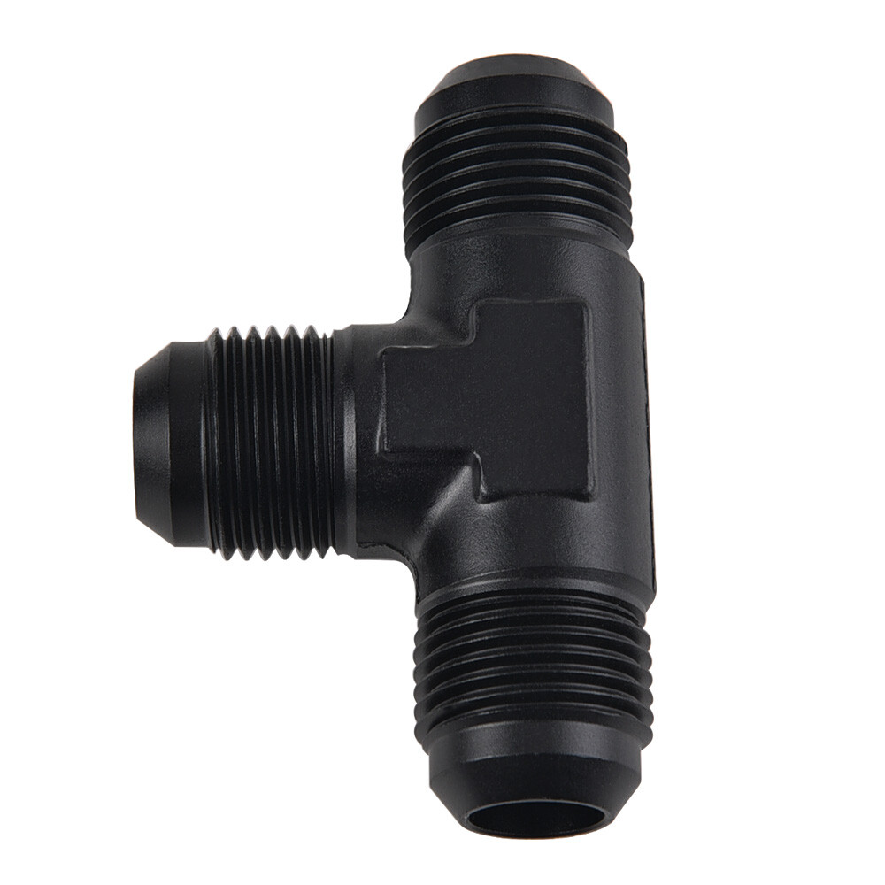 6AN 8AN 10AN Flare Tee Block Aluminum AN6 Male T Fuel Hose Union