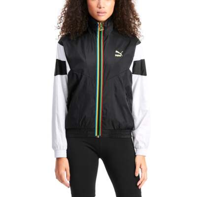 

Puma Tfs Track Full Zip Jacket Женская черная повседневная спортивная верхняя одежда 598180-01, Черный, Puma Tfs Track Full Zip Jacket