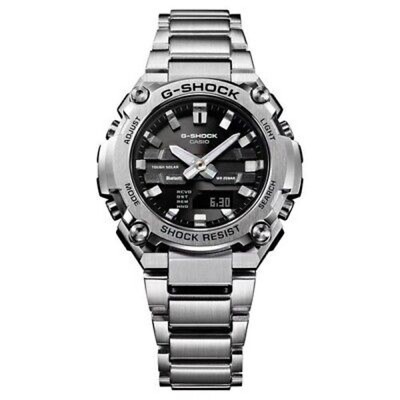 Pre-owned Casio G-shock G-steel Gst-b600d-1ajf Black Men's Watch In Box From Japan