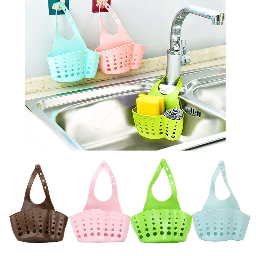 Portable Hanging Drain Bag Basket Bathroom Home Kitchen
