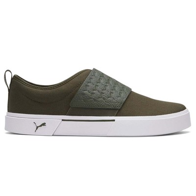 

Мужские зеленые кроссовки Puma El Rey Ii Logomania Slip On, повседневная обувь 38729504, Зеленый, Puma El Rey Ii Logomania Slip On