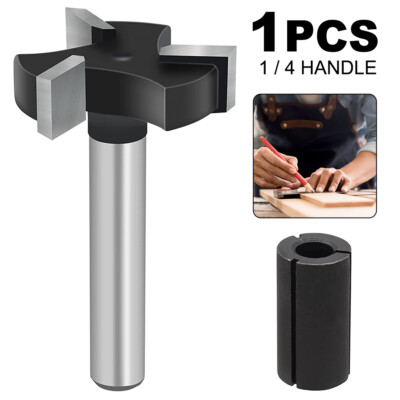 CNC Spoilboard Surfacing Slab Flattening Router Bits 1/4 inch Shank 1 inch CaHFu