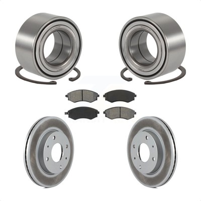 Wheel Bearing Coated Disc Brake Rotors And Pads Front Kit For Hyundai Sonata