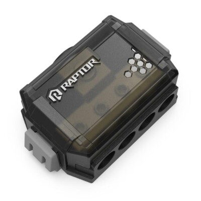 RAPTOR RDB2 PRO SERIES 24K GOLD PLATED 4-POSITION GROUND DISTRIBUTION BLOCK *C10