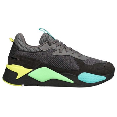 

Мужские черные кроссовки Puma RsX Highlighter Lace Up Повседневная обувь 384710-02, Черный, Puma RsX Highlighter Lace Up