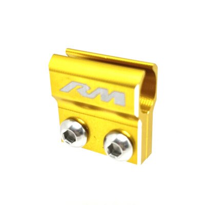 RM LOGO CNC Front Brake Lines Hose Clamp Holder For SUZUKI RM 85 RM 125 RM 250