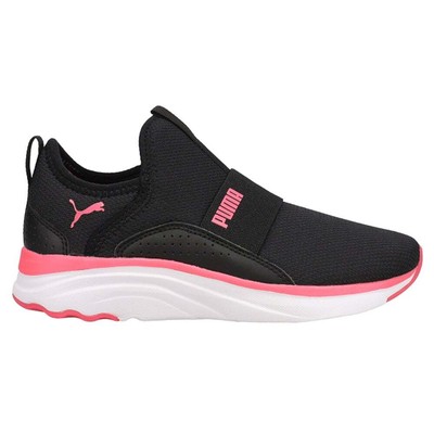 

Puma Soft Sophia Logo Slip On Infant Girls Size 3 M Кроссовки Повседневная обувь 19556, Черный, Puma Soft Sophia Logo Slip On Infant