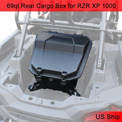 Rear Cargo Storage Box Compatible with Polaris RZR 1000/ 900/4/ 1000 S 2014-2023