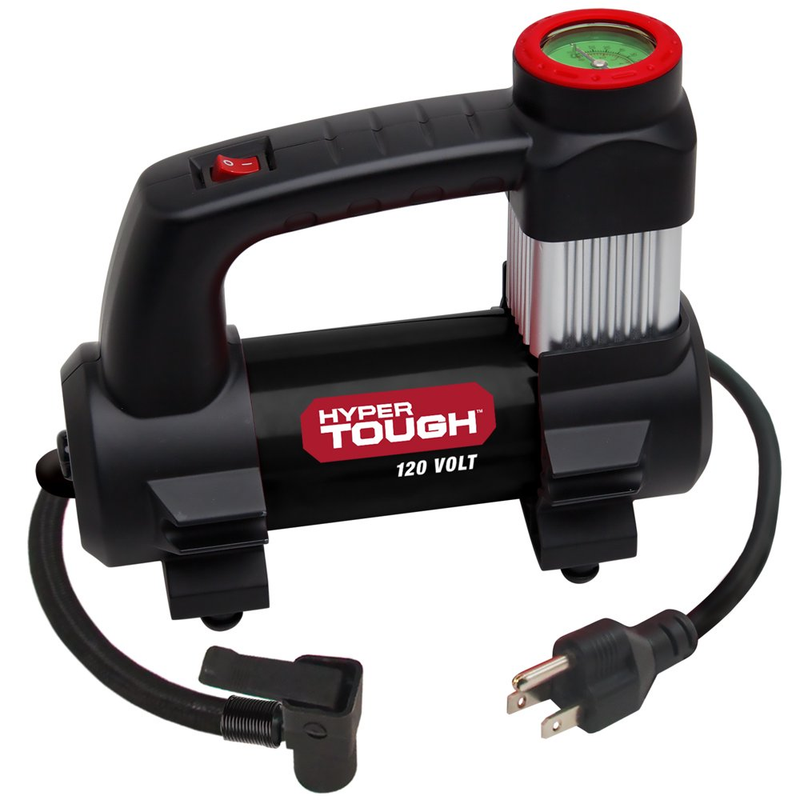 120 Volt Tire and Multipurpose Inflator Household & Garage Needs Air Hose storag