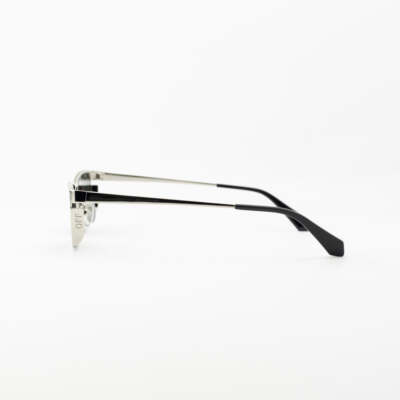 Pre-owned Off-white Oeri119s24met0017207 Richfield Silver Sunglasses