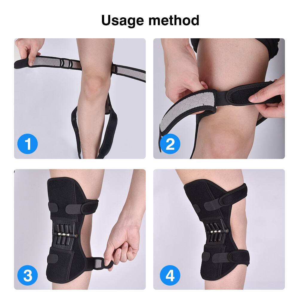 2X Knee Joint Support Brace Lift Booster Leg Pad Sport