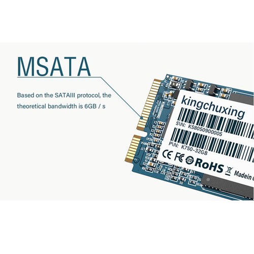 256GB 512GB 128GB mSATA SSD SATA III Internal Solid State Drive PC/Desk/Laptop