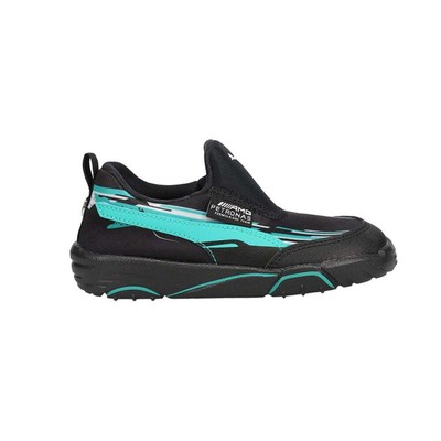 Черные кроссовки Puma Mapf1 Bao Kart Slip On Toddler Boys Повседневная обувь 30724402